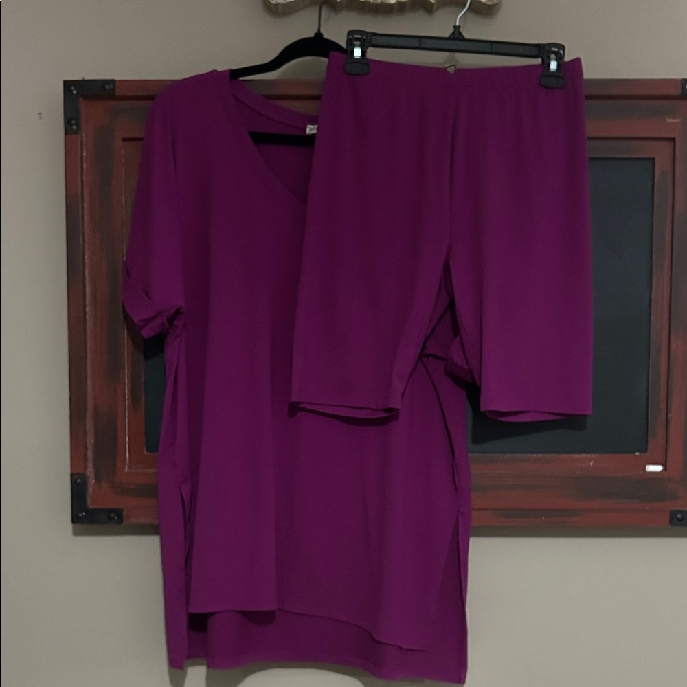 Zenana Plum Lounge Set